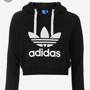 Adidas crop hoodie